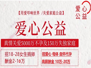 解放捐卵助孕生子 爱心志愿者招募